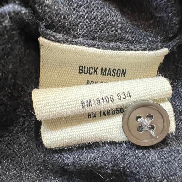 Buck Mason Vintage Knit Polo • Men’s Small • Navy • 100% Cotton - Picture 4 of 4